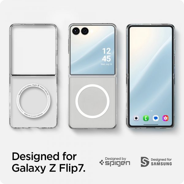 Spigen Samsung Galaxy Z Flip 7 Deksel Air Skin Mag Transparent