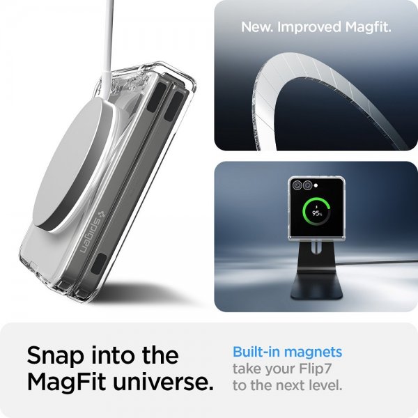 Spigen Samsung Galaxy Z Flip 7 Deksel Air Skin Mag Transparent