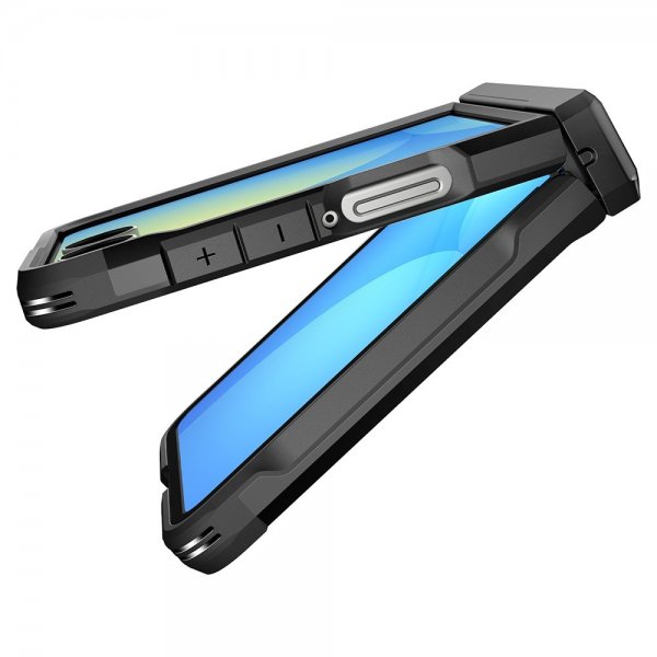 Spigen Samsung Galaxy Z Flip 7 Deksel Tough Armor Pro MagFit Svart