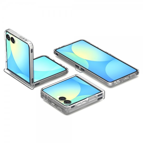 Spigen Samsung Galaxy Z Flip 7 Deksel Ultra Hybrid Pro MagFit Clear White