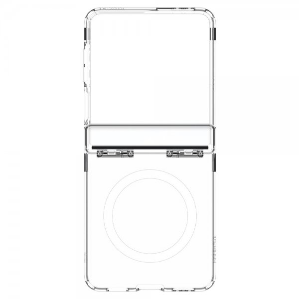 Spigen Samsung Galaxy Z Flip 7 Deksel Ultra Hybrid Pro MagFit Clear White
