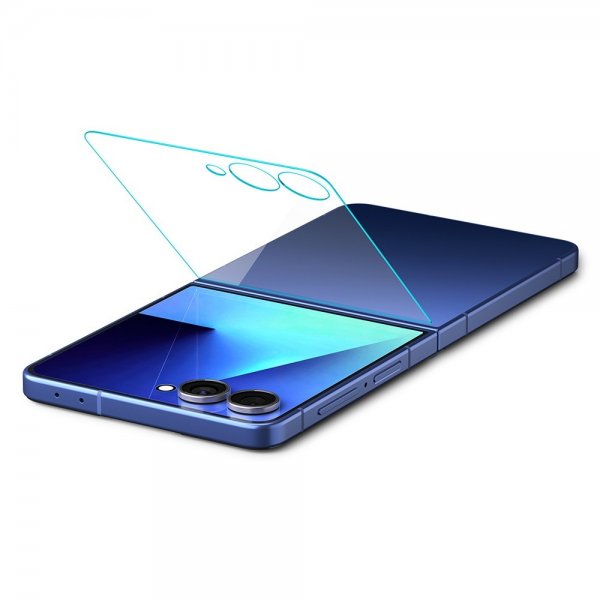 Spigen Samsung Galaxy Z Flip 7 Skjermbeskytter GLAS.tR EZ Fit 2-pakning