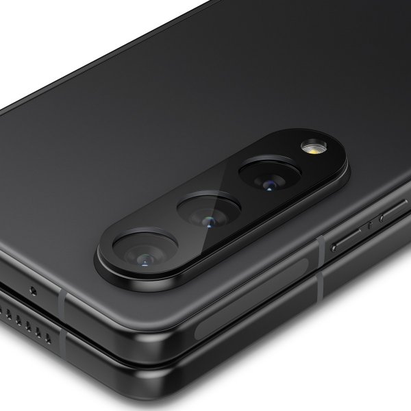 Spigen Samsung Galaxy Z Fold 4 Kamerabeskytter Glas.tR Optik 2-pakning Svart