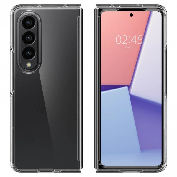 Spigen Samsung Galaxy Z Fold 4 Deksel Crystal Hybrid Crystal Clear