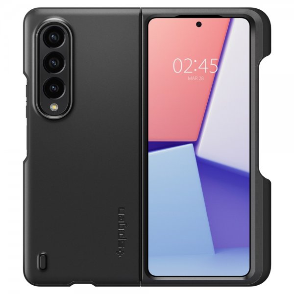 Spigen Samsung Galaxy Z Fold 4 Deksel Thin Fit P Svart