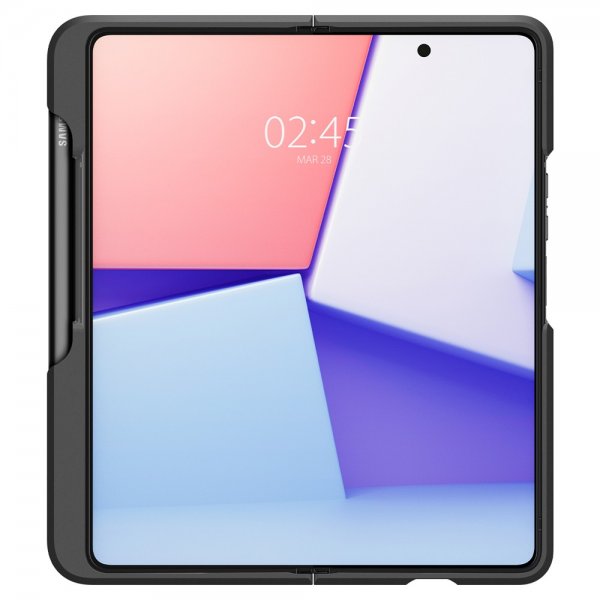 Spigen Samsung Galaxy Z Fold 4 Deksel Thin Fit P Svart