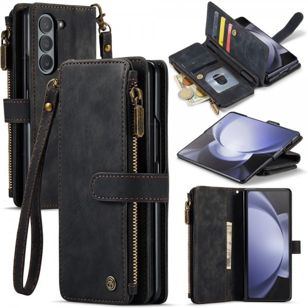 CaseMe Samsung Galaxy Z Fold 5 Etui C30 Series Svart