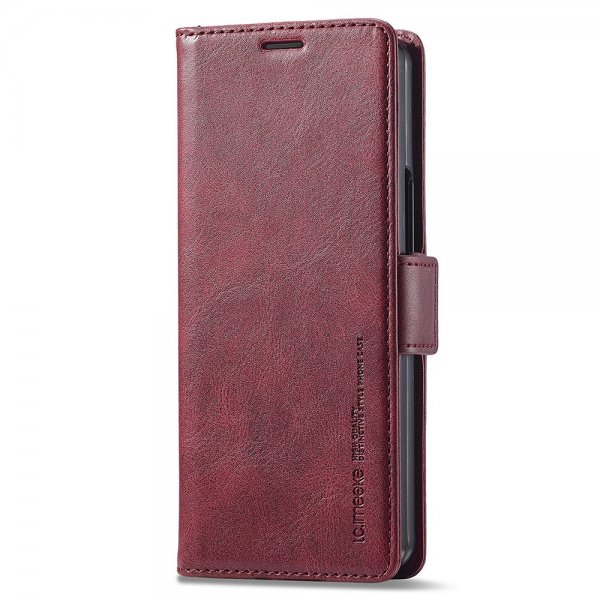 Lc.Imeeke Samsung Galaxy Z Fold 5 Etui med Kortlomme flipp Rød