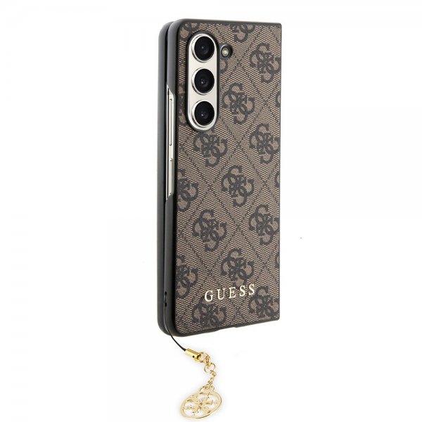 Guess Samsung Galaxy Z Fold 5 Deksel 4G Charm Brun