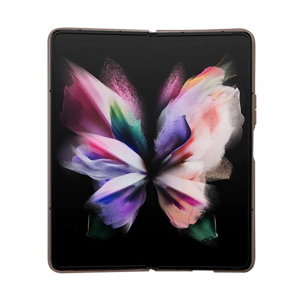 Guess Samsung Galaxy Z Fold 5 Deksel 4G Metal Triangle Strass Brun