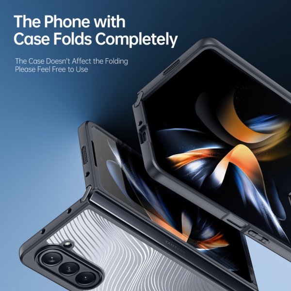 Dux Ducis Samsung Galaxy Z Fold 5 Deksel Aimo Series Svart