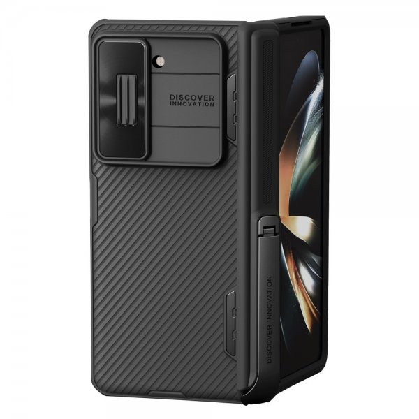 Nillkin Samsung Galaxy Z Fold 5 Deksel CamShield Kickstand Svart