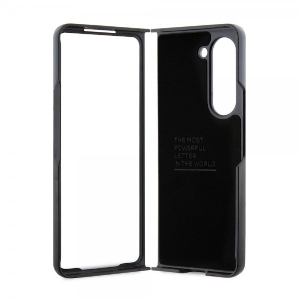 BMW Samsung Galaxy Z Fold 5 Deksel Carbon Effect Metal Logo Svart