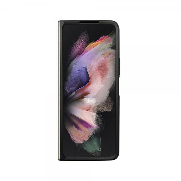 Guess Samsung Galaxy Z Fold 5 Deksel Glitter Flakes Metal Logo Svart