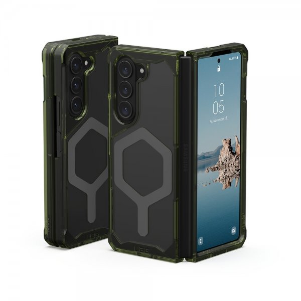 Urban Armor Gear (UAG) Samsung Galaxy Z Fold 5 Deksel Plyo Pro MagSafe Olive/Space Grey