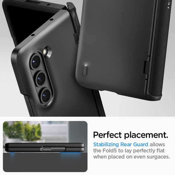 Spigen Samsung Galaxy Z Fold 5 Deksel Slim Armor Pro Svart