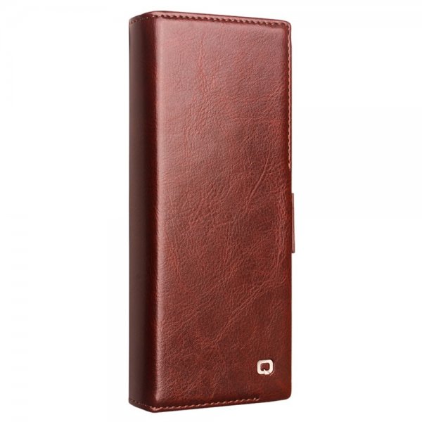 Qialino Samsung Galaxy Z Fold 6 Etui Ekte Skinn Brun