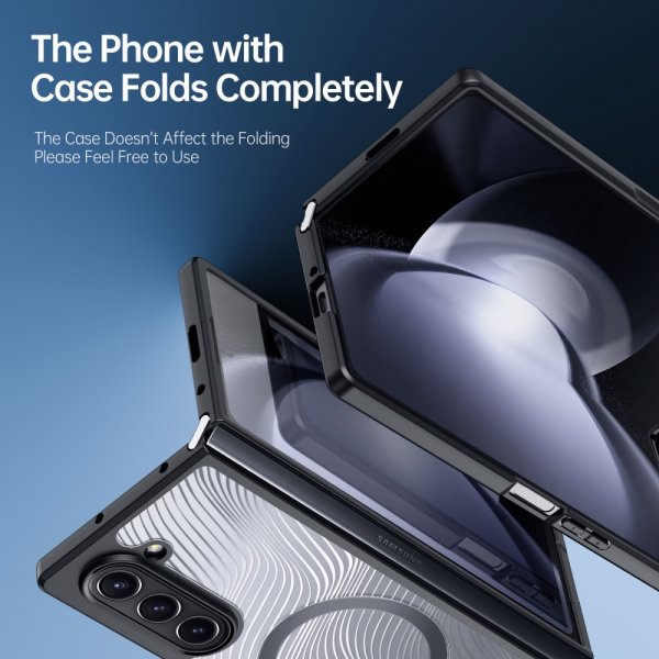 Dux Ducis Samsung Galaxy Z Fold 6 Deksel Aimo Series MagSafe Svart