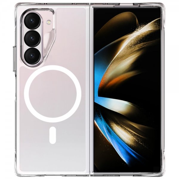 Samsung Galaxy Z Fold 6 Deksel MagSafe Transparent