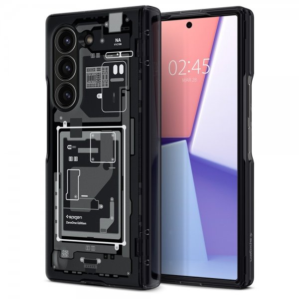 Spigen Samsung Galaxy Z Fold 6 Deksel Ultra Hybrid Pro Zero One Svart