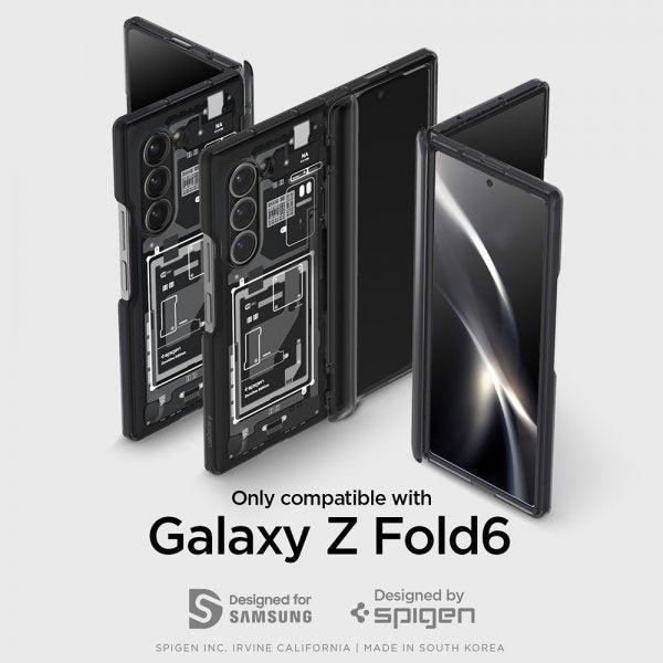 Spigen Samsung Galaxy Z Fold 6 Deksel Ultra Hybrid Pro Zero One Svart