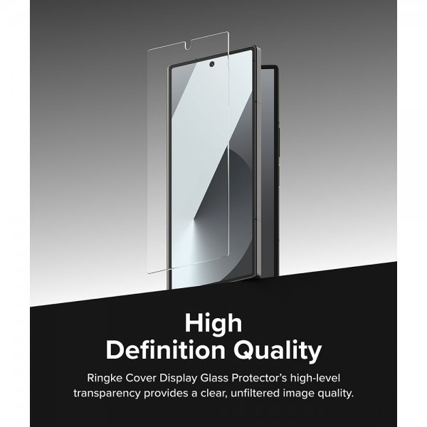 Ringke Samsung Galaxy Z Fold 6 Skjermbeskytter Cover Display Protector Glass 2-pakning