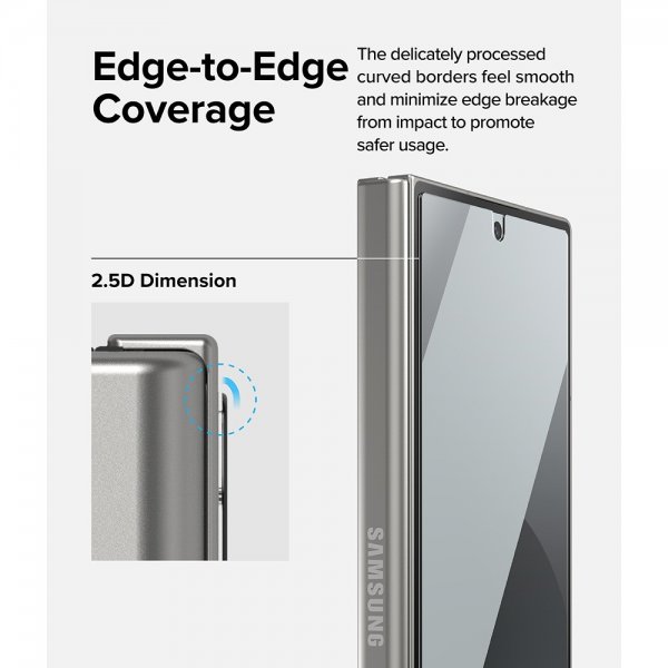 Ringke Samsung Galaxy Z Fold 6 Skjermbeskytter Cover Display Protector Glass 2-pakning