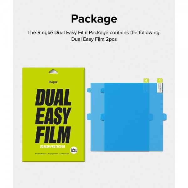 Ringke Samsung Galaxy Z Fold 6 Skjermbeskytter Dual Easy Film 2-pakning