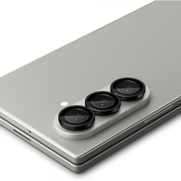 Spigen Samsung Galaxy Z Fold 7 Kamerabeskytter GLAS.tR EZ Fit Optik Pro 2-pakning Svart