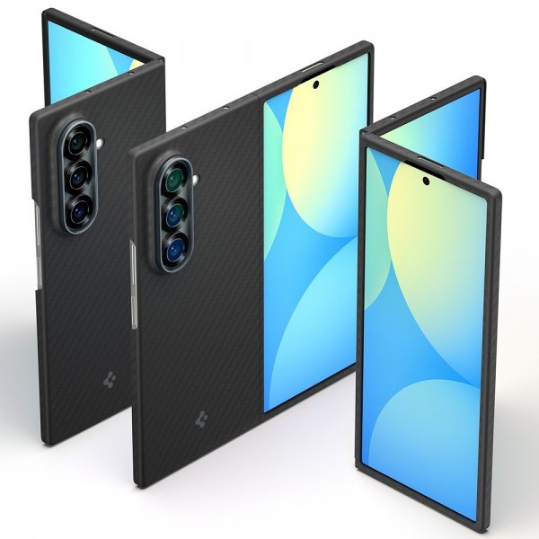 Spigen Samsung Galaxy Z Fold 7 Deksel Air Skin Aramid Svart