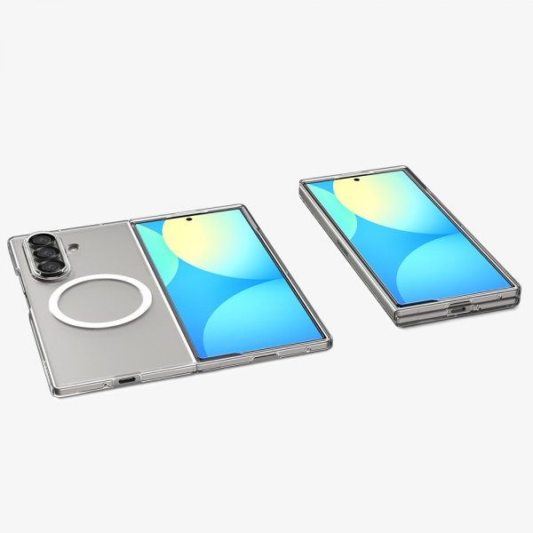 Spigen Samsung Galaxy Z Fold 7 Deksel Air Skin MagFit Clear White