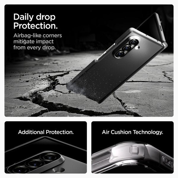 Spigen Samsung Galaxy Z Fold 7 Deksel Slim Armor Pro MagFit Svart