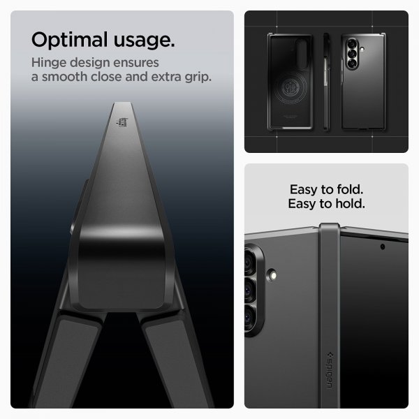 Spigen Samsung Galaxy Z Fold 7 Deksel Tough Armor Pro MagFit Svart
