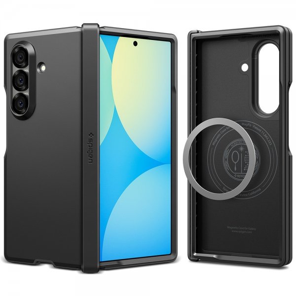 Spigen Samsung Galaxy Z Fold 7 Deksel Tough Armor Pro MagFit Svart