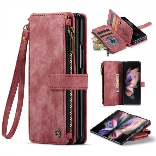 CaseMe Samsung Galaxy Z Fold3 Etui C30 Series Rød