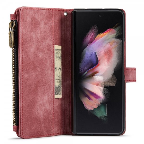 CaseMe Samsung Galaxy Z Fold3 Etui C30 Series Rød