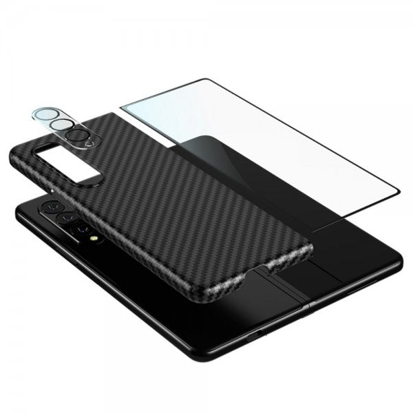 Benks Samsung Galaxy Z Fold3 Deksel Aramid Fiber Omni Combo Svart