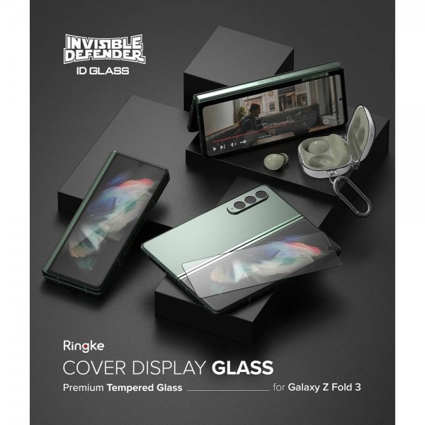 Ringke Samsung Galaxy Z Fold3 Skjermbeskytter Cover Display Protector Glass