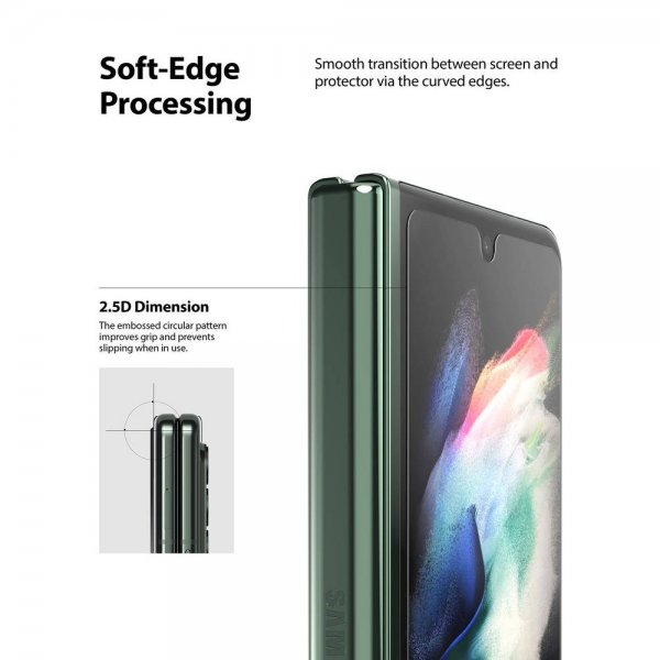 Ringke Samsung Galaxy Z Fold3 Skjermbeskytter Cover Display Protector Glass