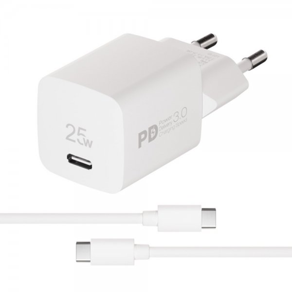 Vivanco Samsung Lader med Kabel 25W Super Fast Charger Set