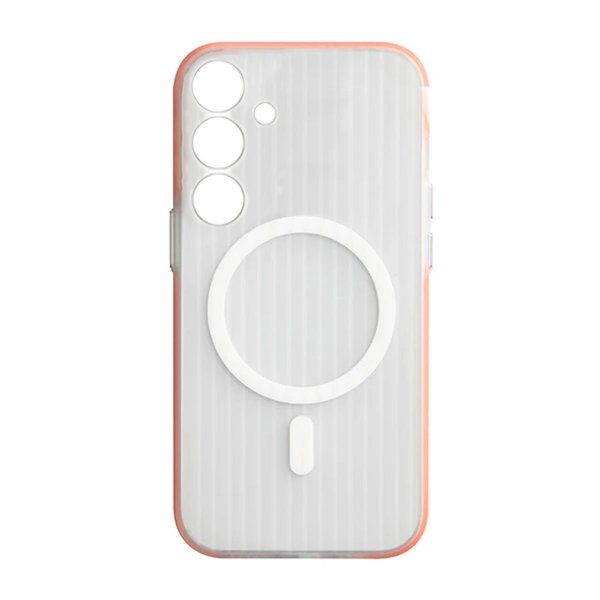 Samsung Galaxy S24 Plus Deksel Korrugerte MagSafe Oransje