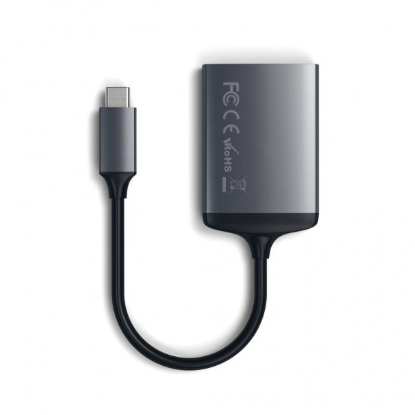 Satechi USB-C UHS-II Minnekortläsare Space Gray