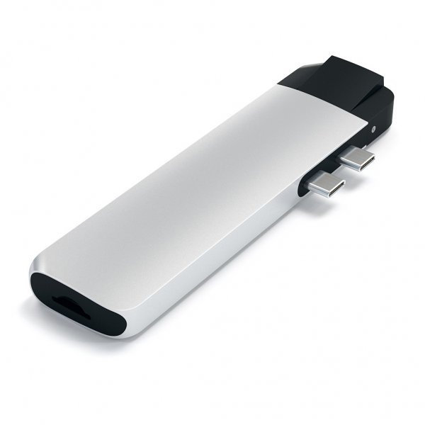 Satechi USB-C Pro Hub med 4K HDMI och Ethernet Sølv