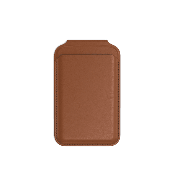 Satechi Kortholder Vegan-Leather Magnetic Wallet Stand Brun