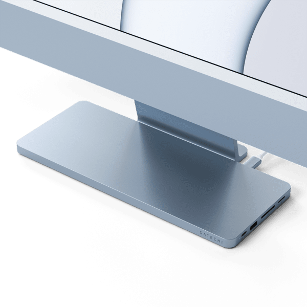 Satechi Universal Adapter USB-C Slim Dock 24” iMac Blå