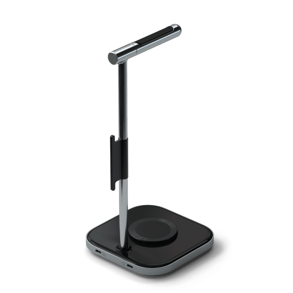 Satechi Aluminum Headphone Stand with built in wireless charging