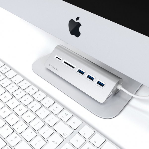 Satechi USB-C Combo Hub for Desktop Space Gray