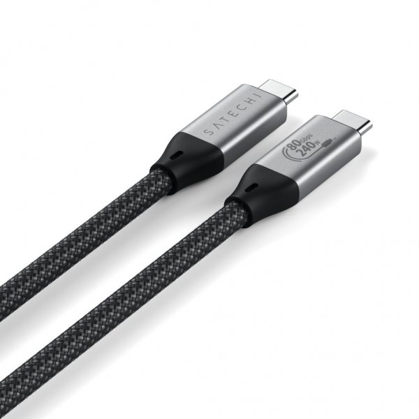Satechi USB4 Pro V2-kabel 1,2 m svart