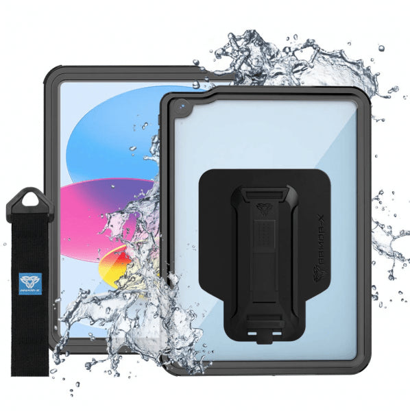 Armor-X iPad 10.9 (gen 10)/iPad 11 (A16) Deksel MXS Waterproof Case Svart