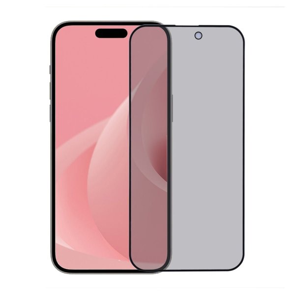 iPhone 16 Pro/iPhone 17 Skjermbeskytter Herdet glass Privacy